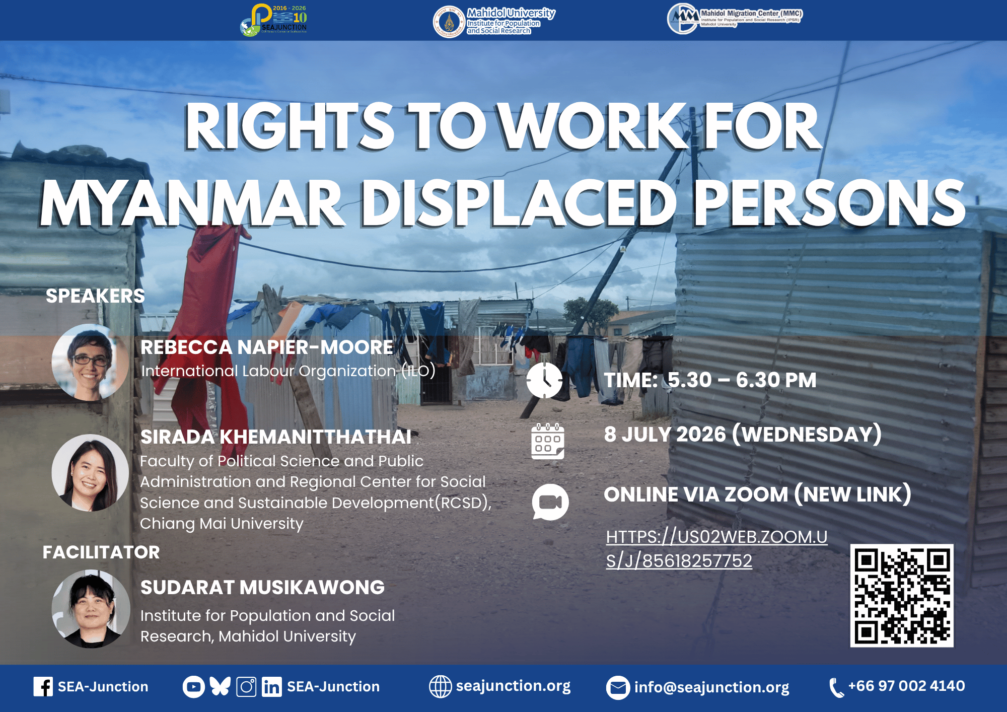 Rights to Work for Myanmar Displaced Persons