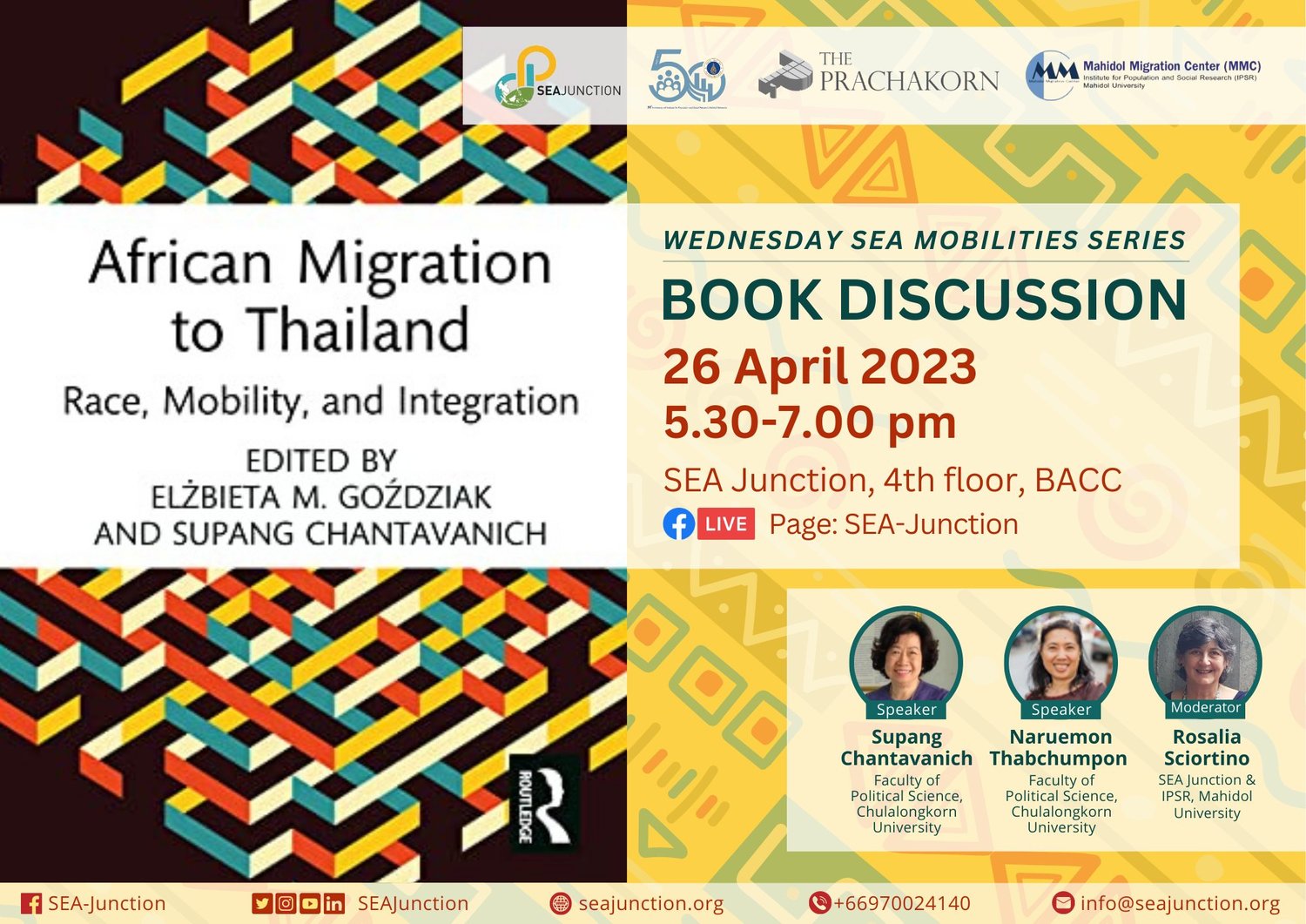 Book Discussion: African Migration to Thailand: Race, Mobility and Integration